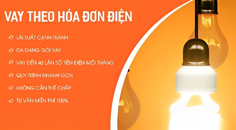 C&aacute;c bước vay theo h&oacute;a đơn tiền điện cơ bản nhất