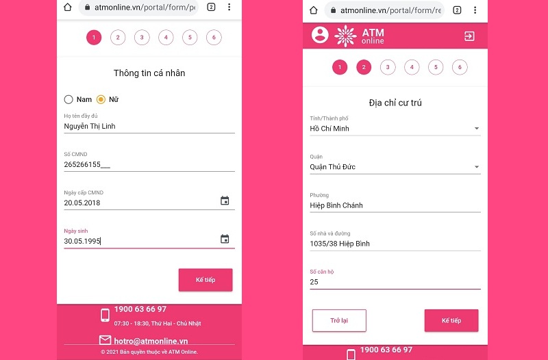 ATM Online 13 Hướng dẫn vay tiền ATM Online