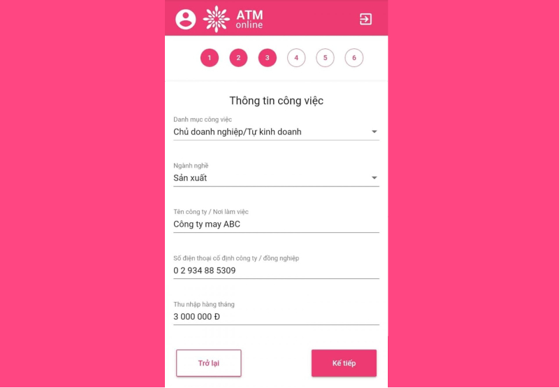 ATM Online 14 Hướng dẫn vay tiên ATM online